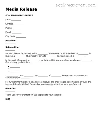 Legal Media Release Template